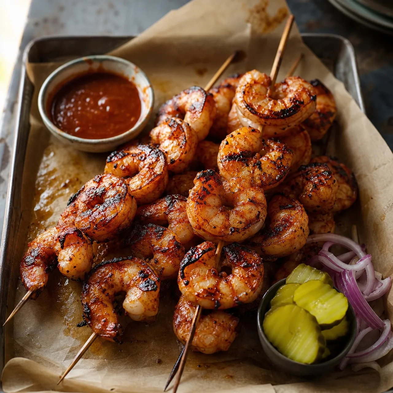 Grilled BBQ Shrimp Skewers — Bbq recipe
