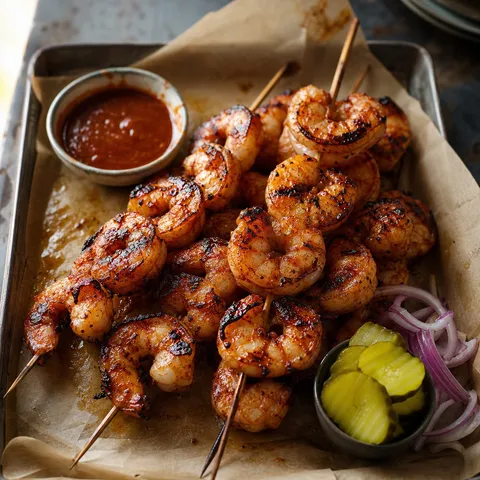 Grilled BBQ Shrimp Skewers — Bbq recipe