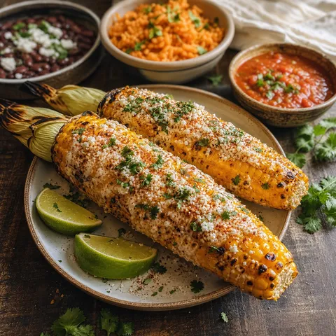Grilled Elote (Mexican Street Corn) — Tex Mex recipe