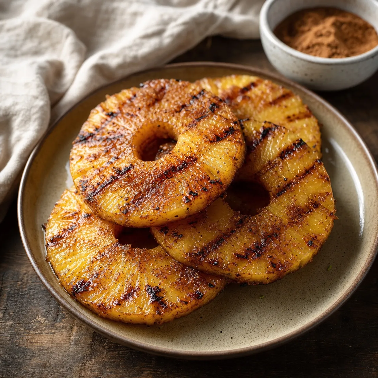 Grilled Pineapple with Cinnamon Sugar — Bbq recipe