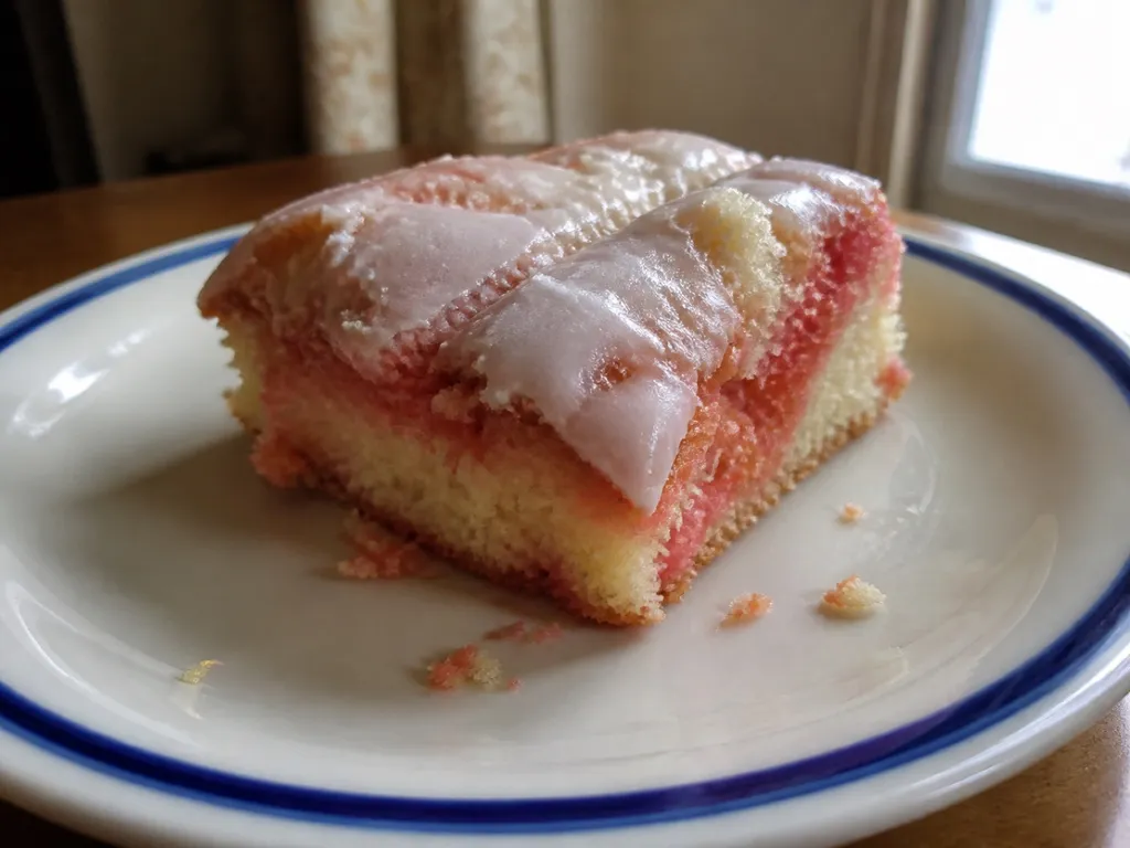 Guava Cake — plated and served