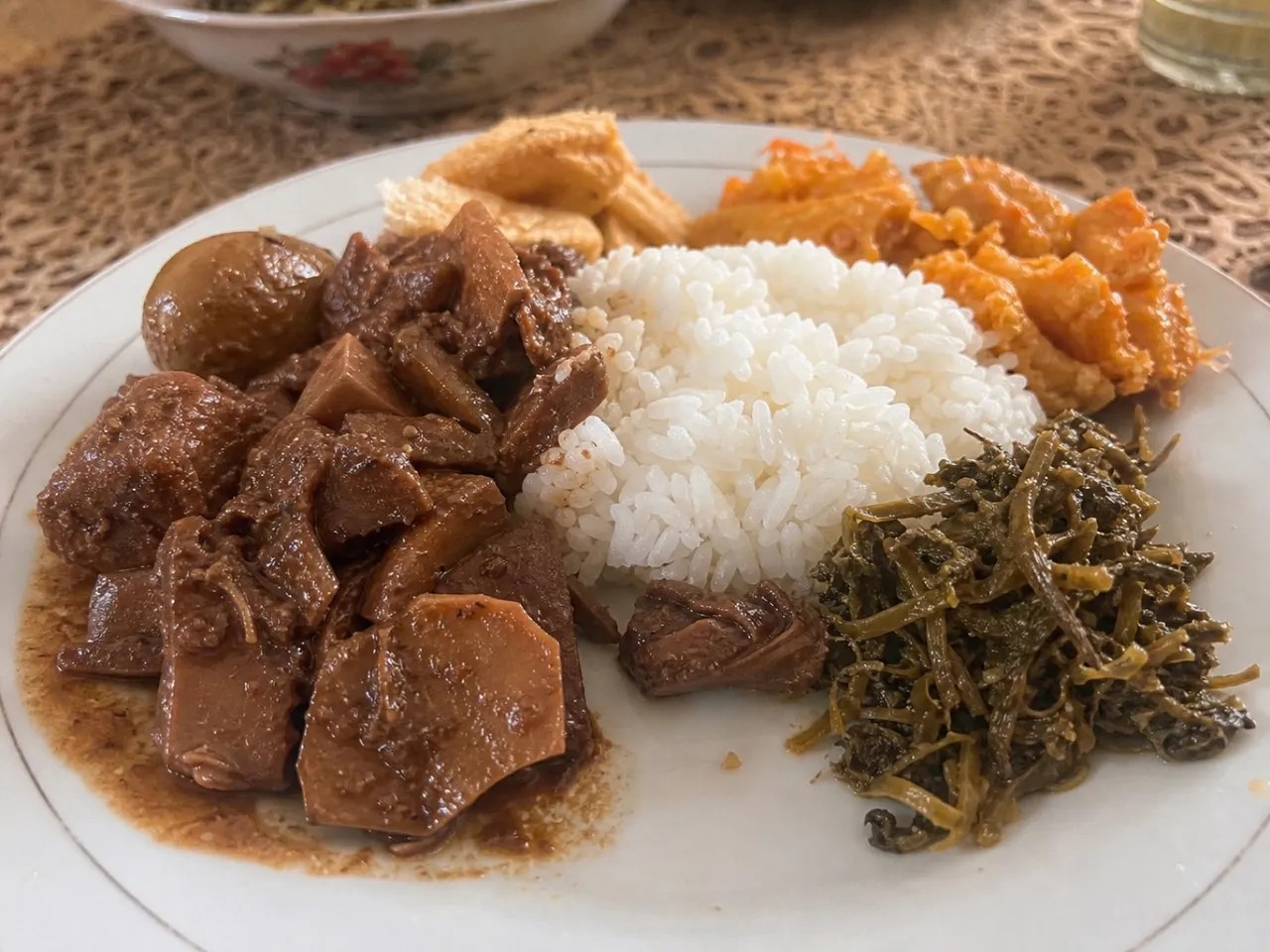 Gudeg — served