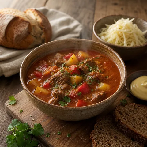 Gulaschsuppe (German Goulash Soup) — German recipe