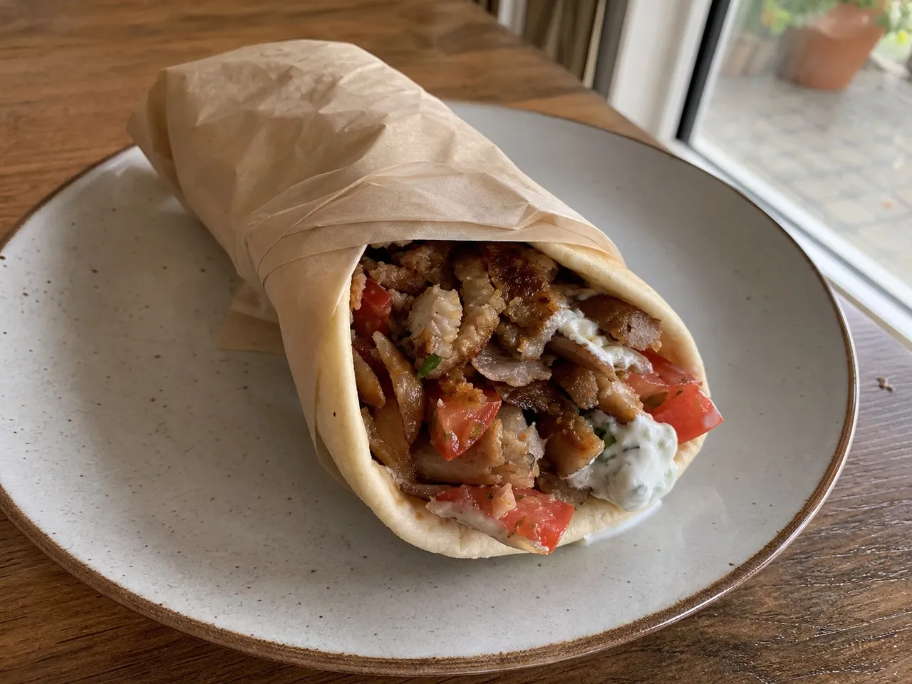 Gyro — served