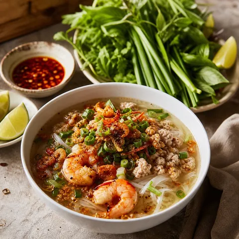 Hủ Tiếu (Pork and Seafood Noodle Soup) — Vietnamese recipe
