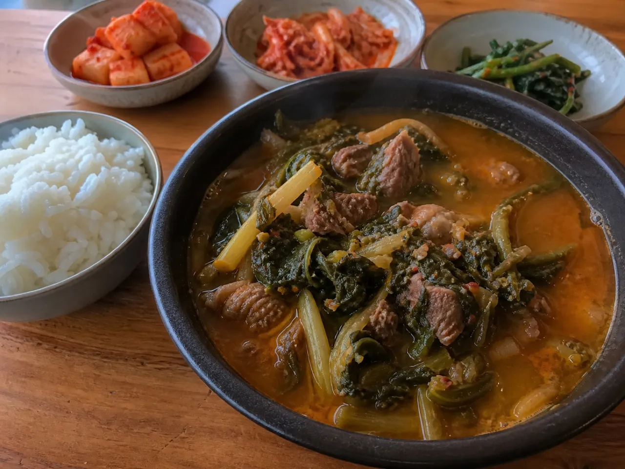 Haejangguk (Hangover Soup) — served