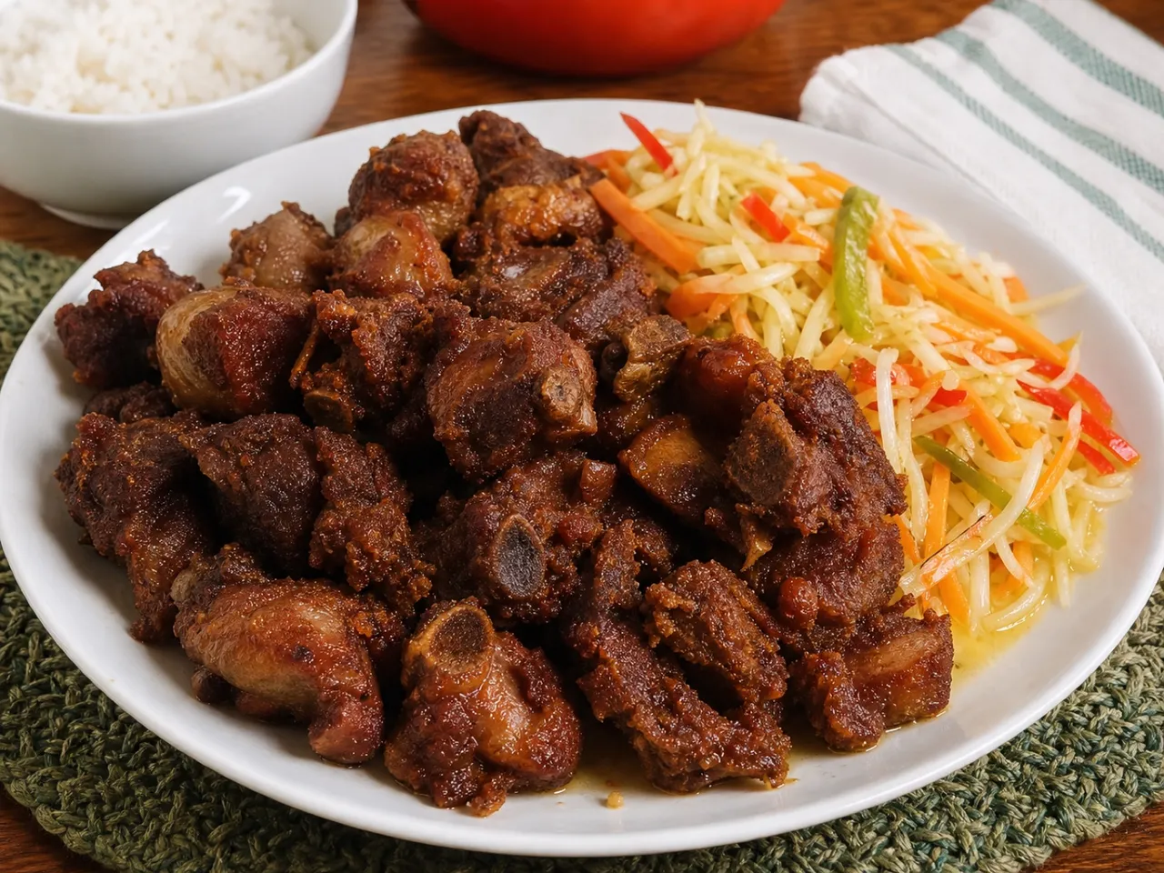 Haitian Griot — served
