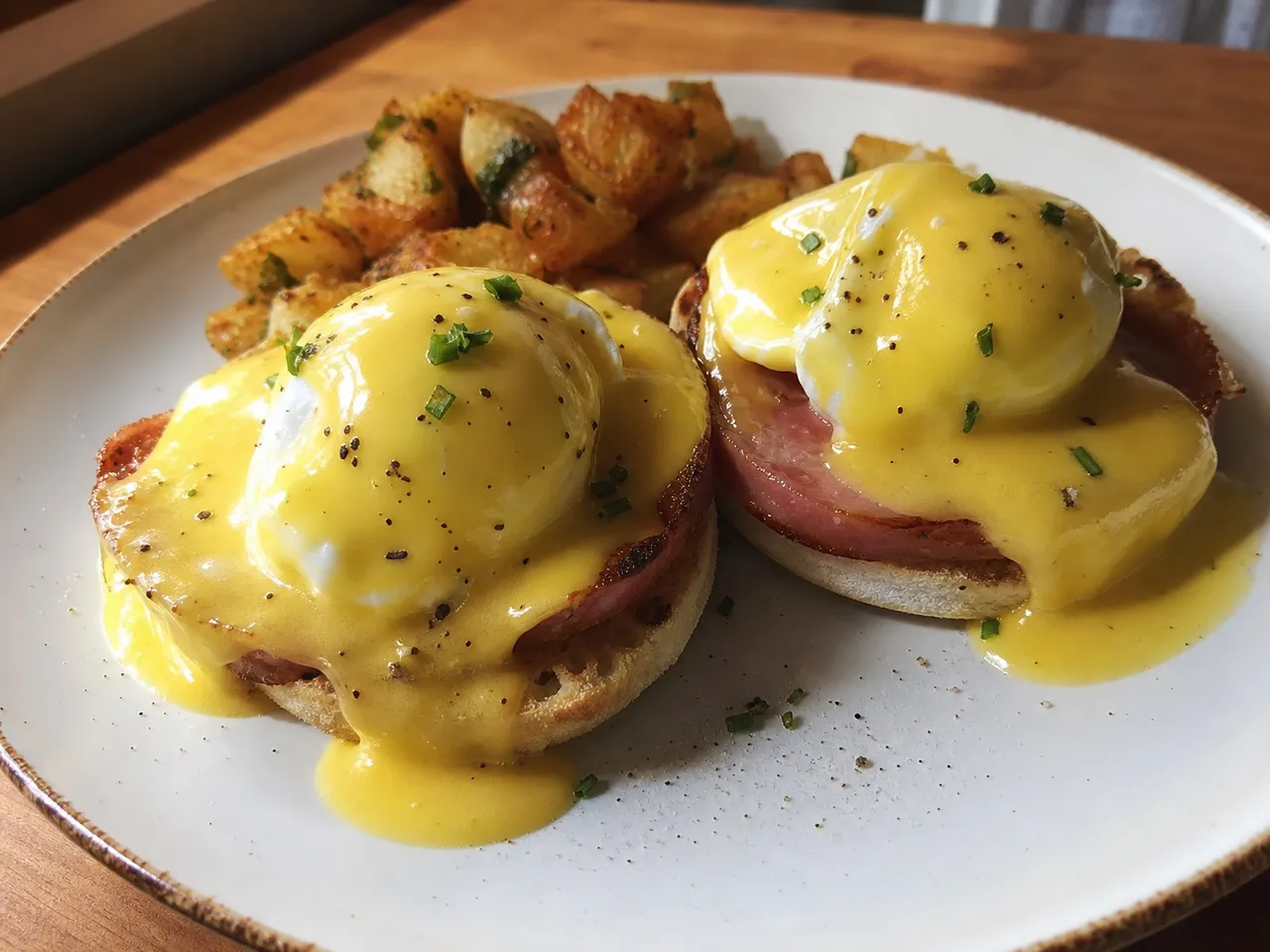 Hollandaise Sauce — served