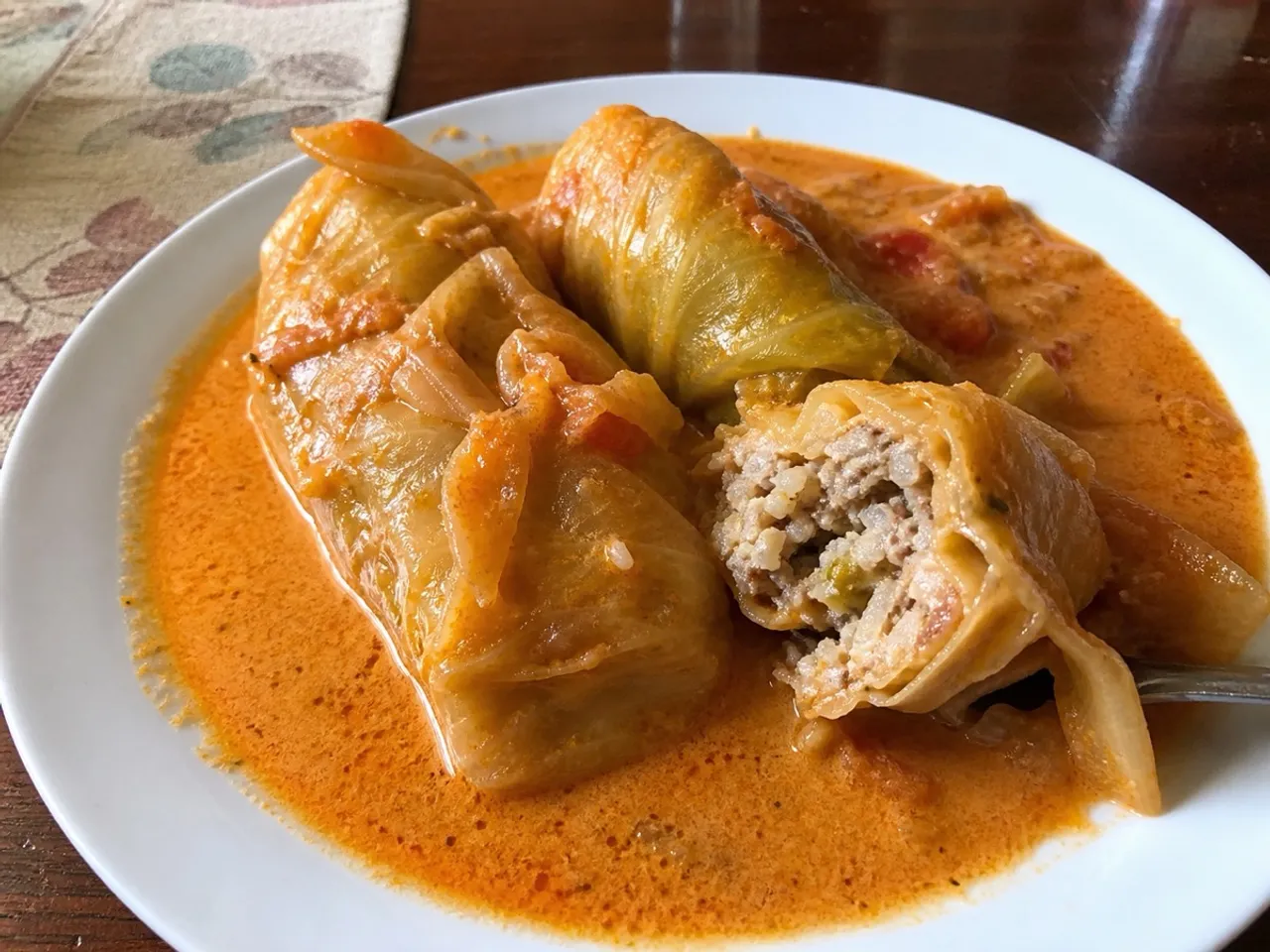 Holubtsi — served