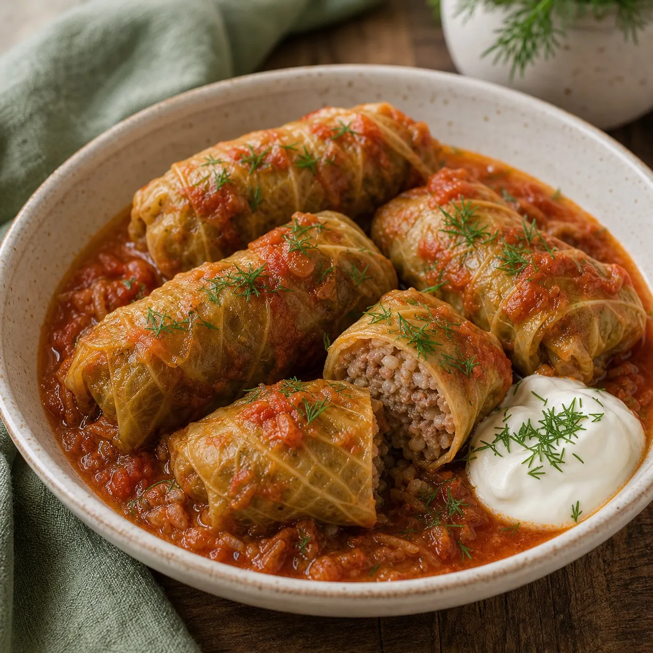 Holubtsi — Eastern European recipe