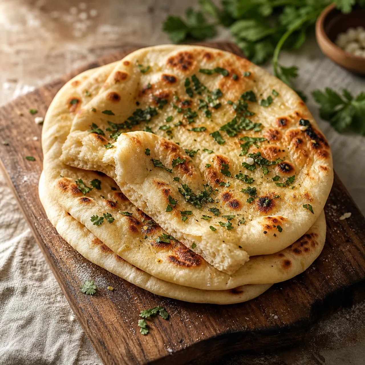 Homemade Naan — Breads recipe
