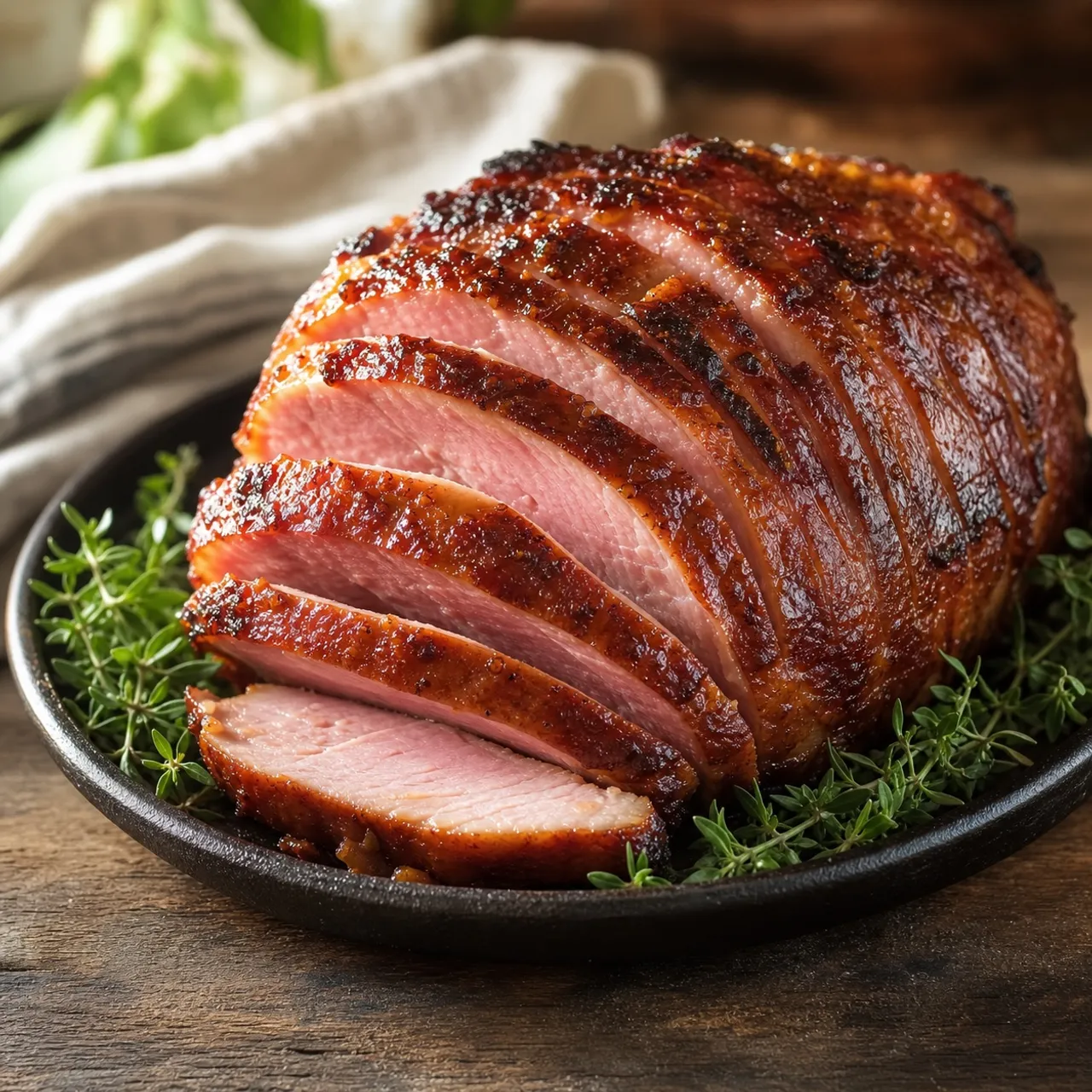 Honey Glazed Baked Ham — Meat & Pork recipe