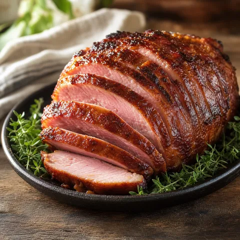 Honey Glazed Baked Ham — Meat & Pork recipe