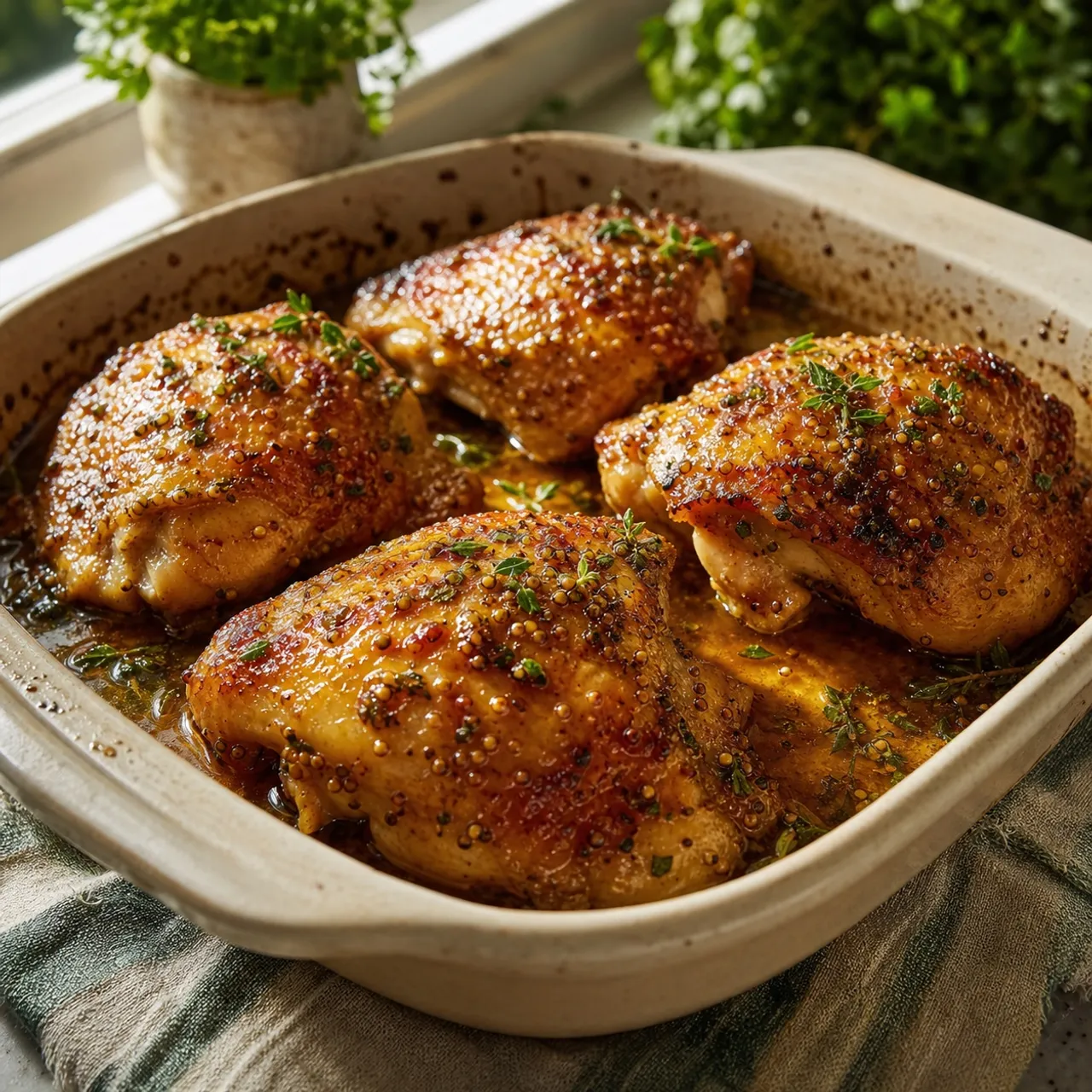 Honey Mustard Baked Chicken — Chicken & Poultry recipe