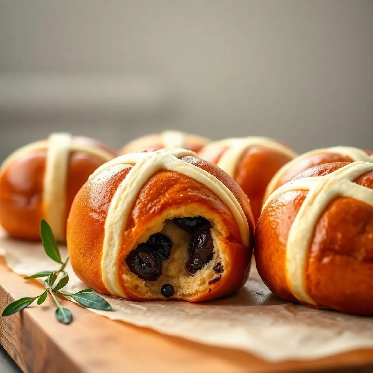 Hot Cross Buns — Bakery recipe