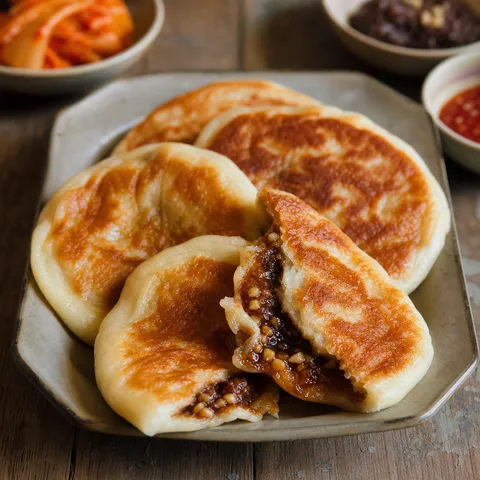 Hotteok (Sweet Pancakes) — Korean recipe