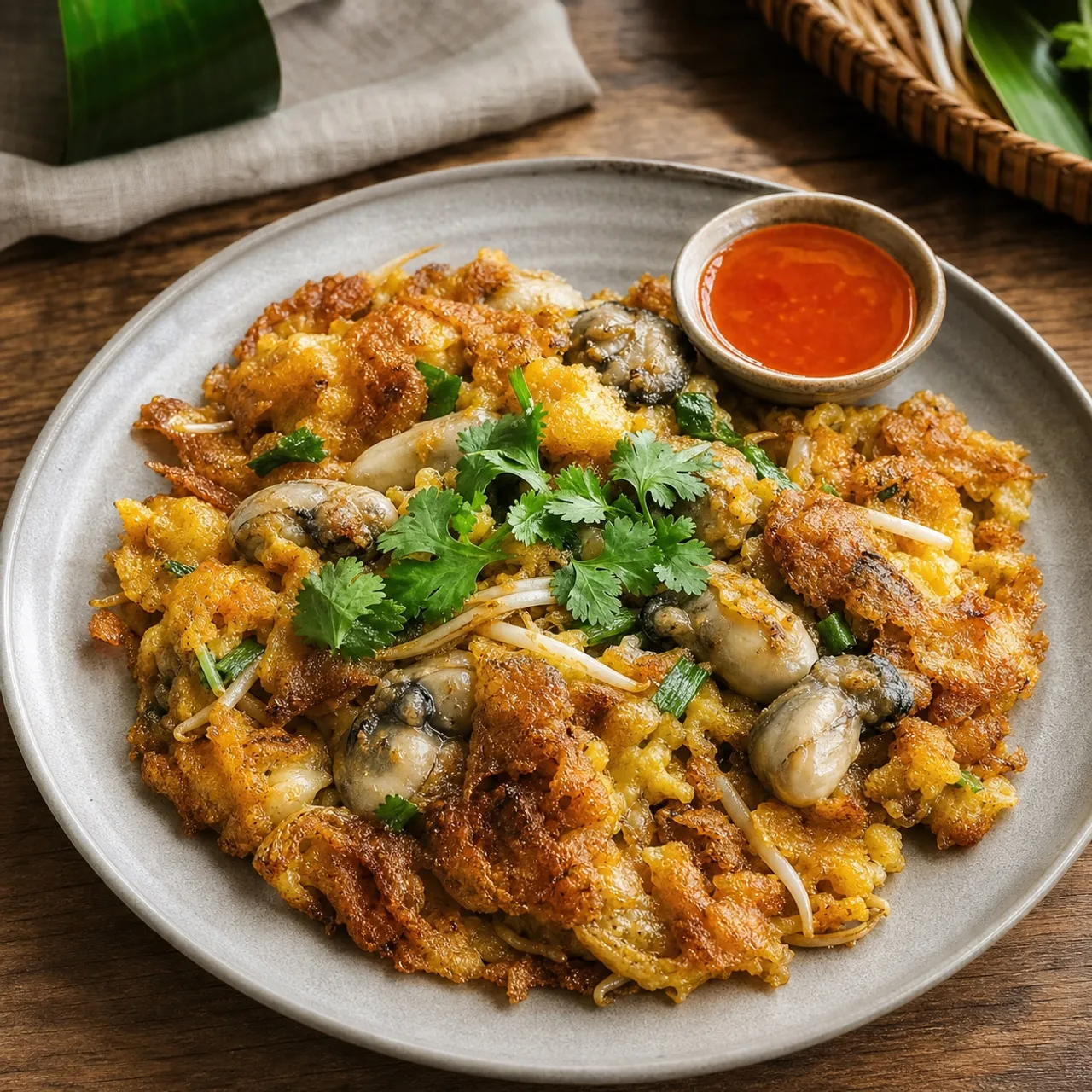 Hoy Tod — Thai recipe