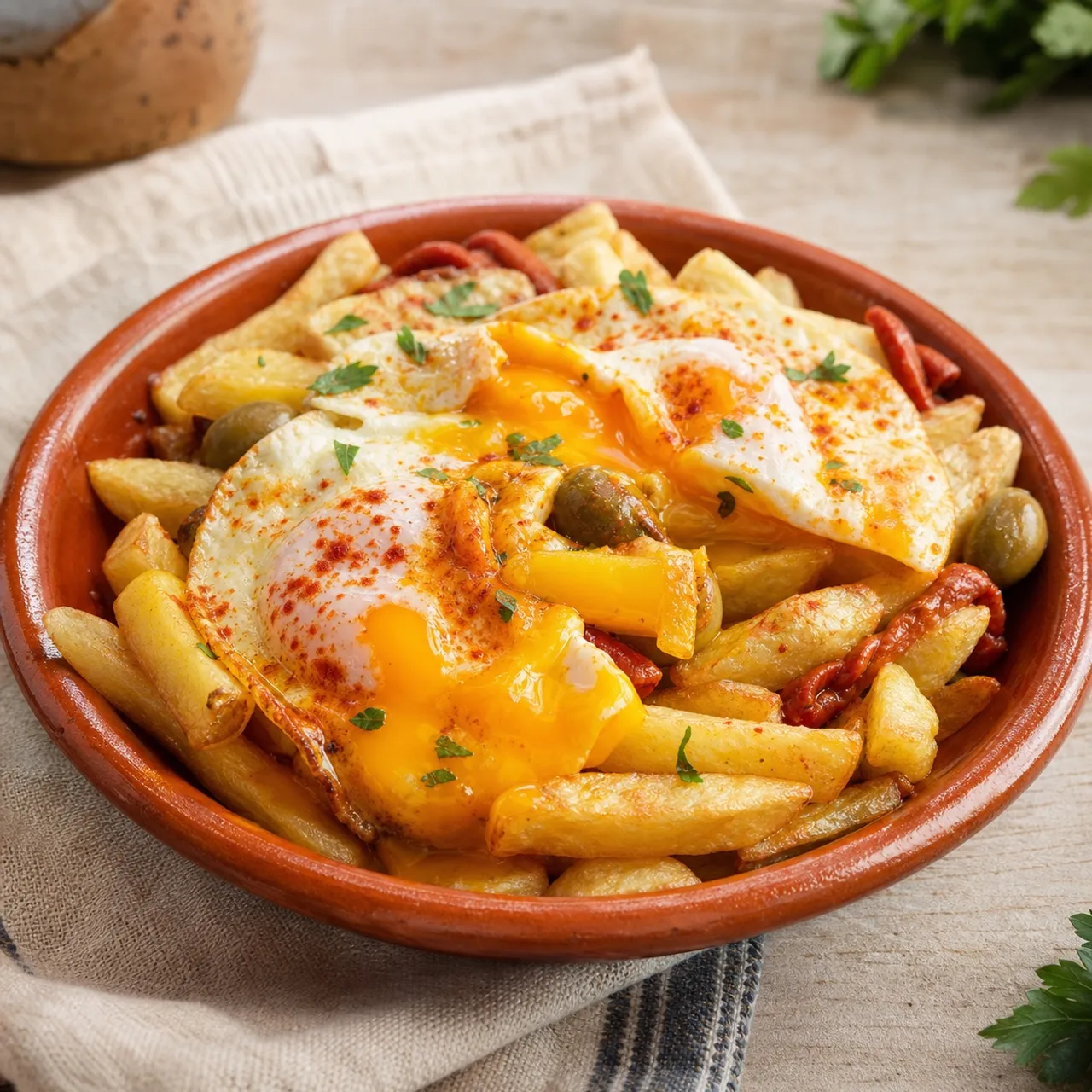 Huevos Rotos — Spanish recipe