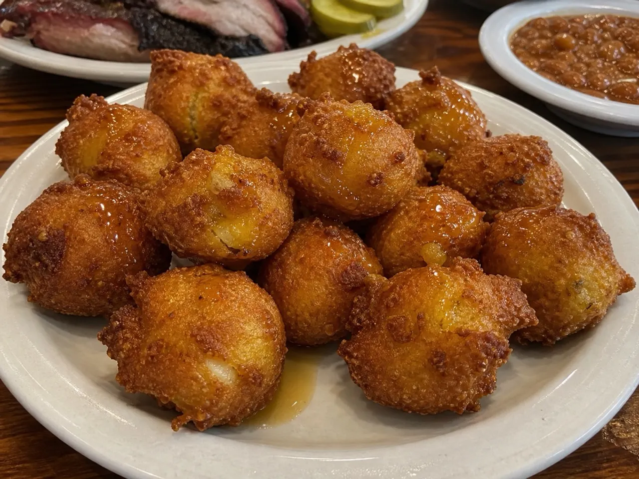 Hush Puppies — served