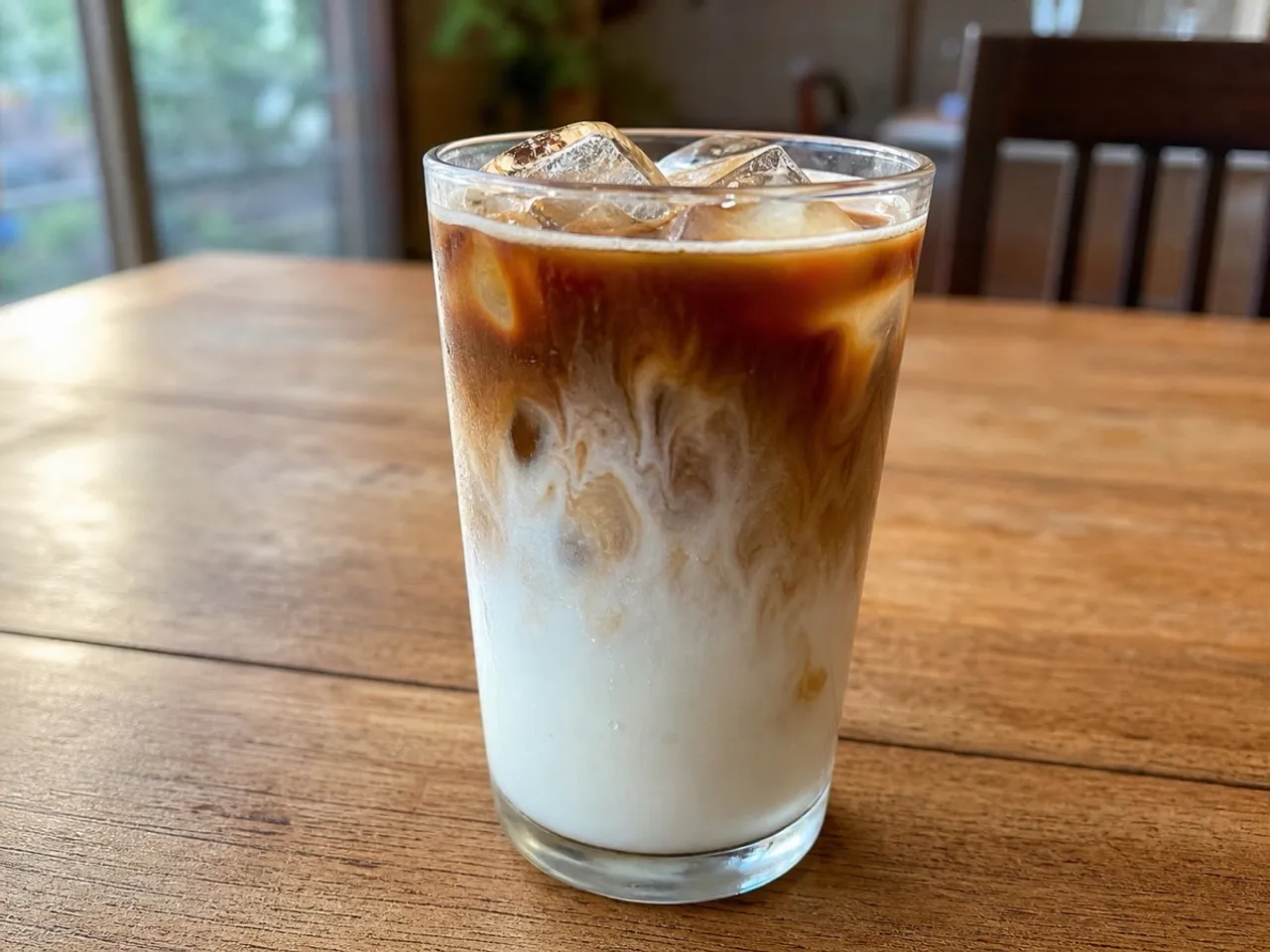 Iced Latte — served