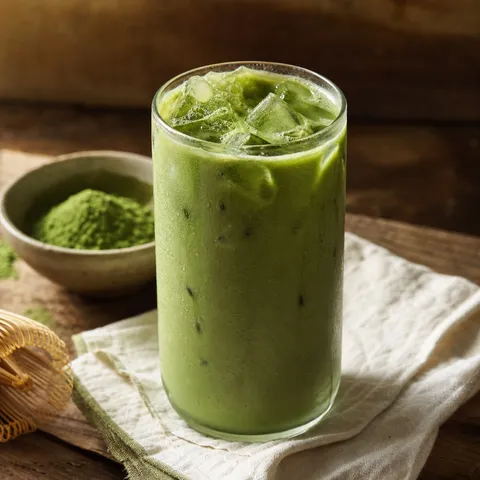 Iced Matcha Latte — Beverages recipe