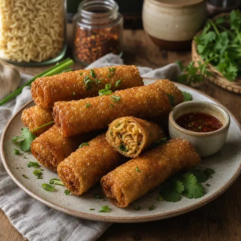 Instant Noodle Spring Rolls — Pantry & Instant recipe