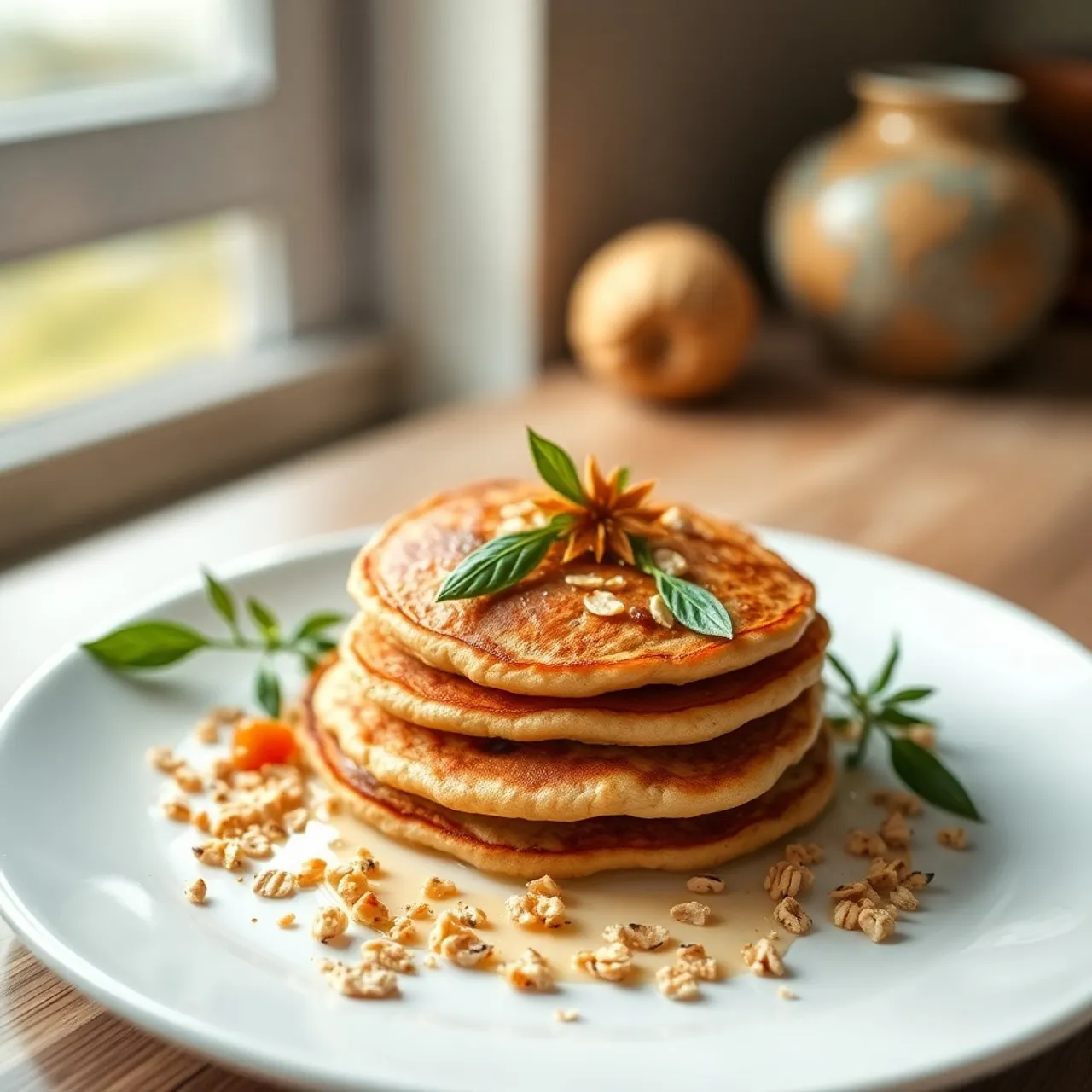 Instant Oatmeal Pancakes — Pantry & Instant recipe
