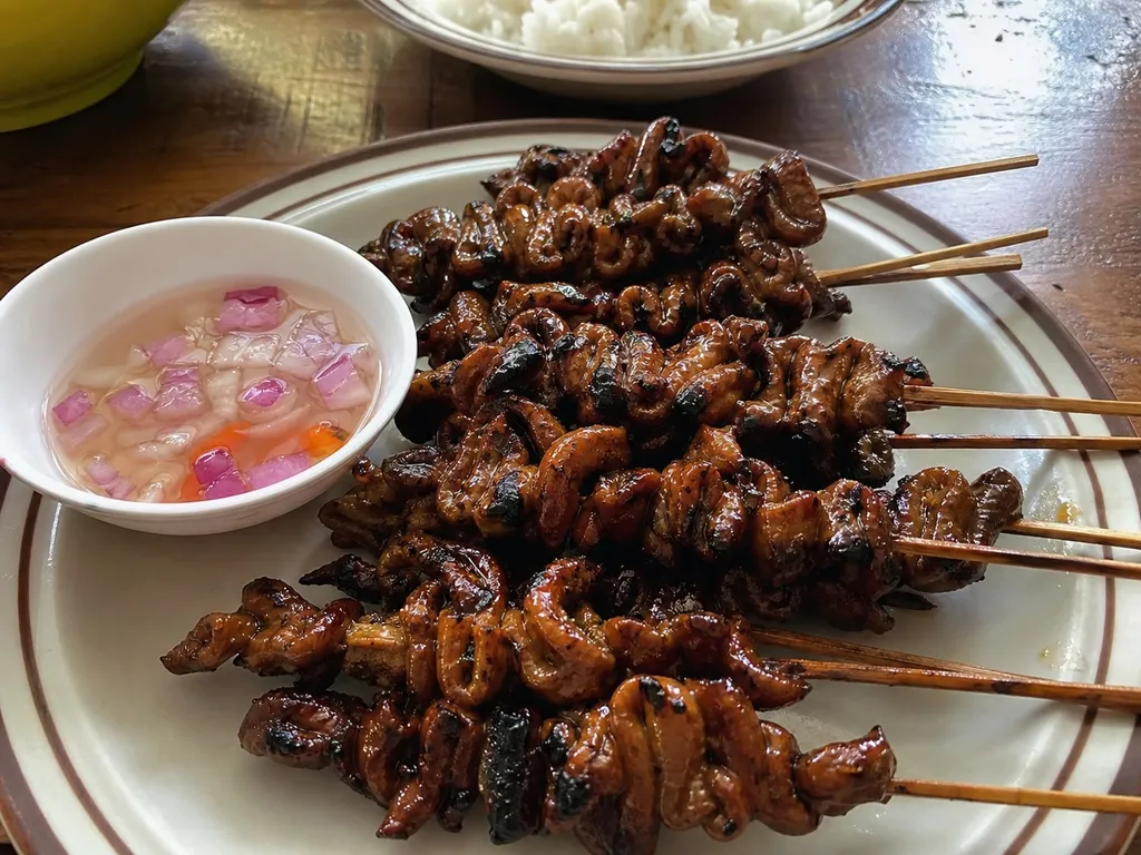 Isaw — plated and served
