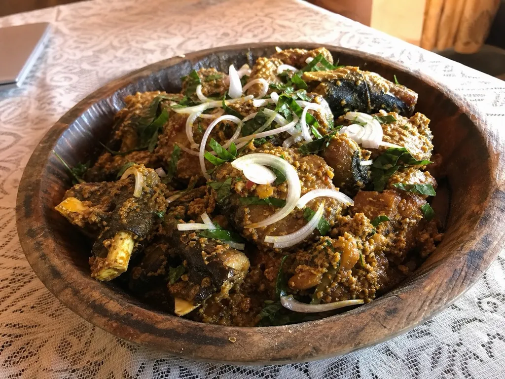Isi Ewu — plated and served