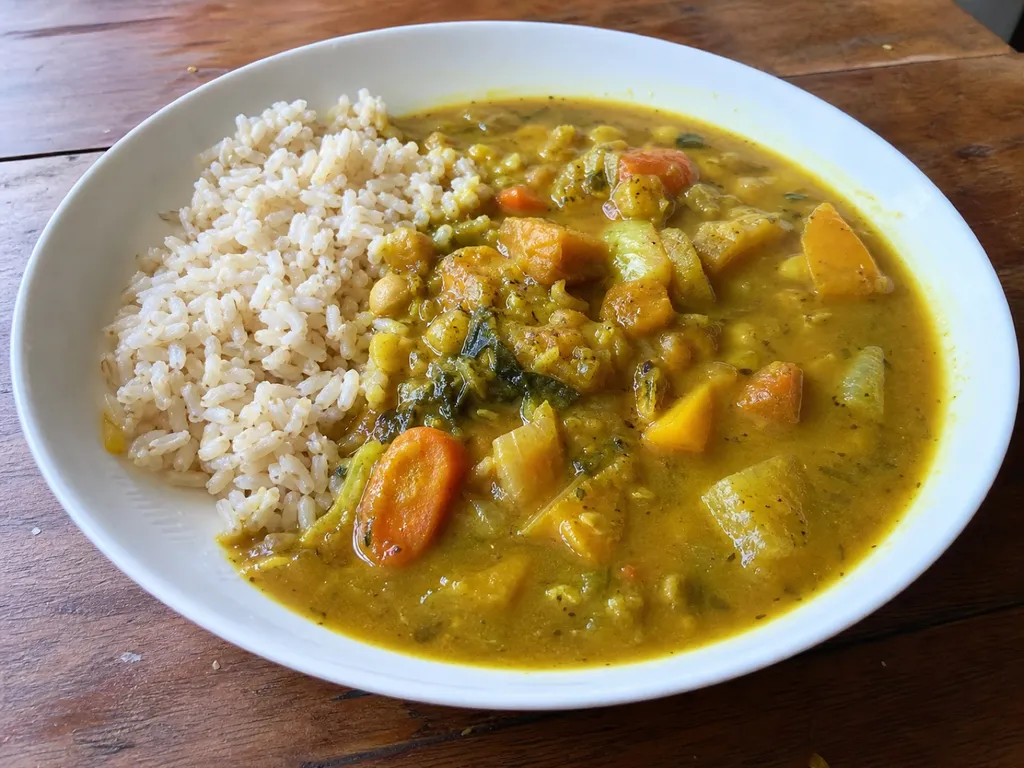 Ital Stew — plated and served