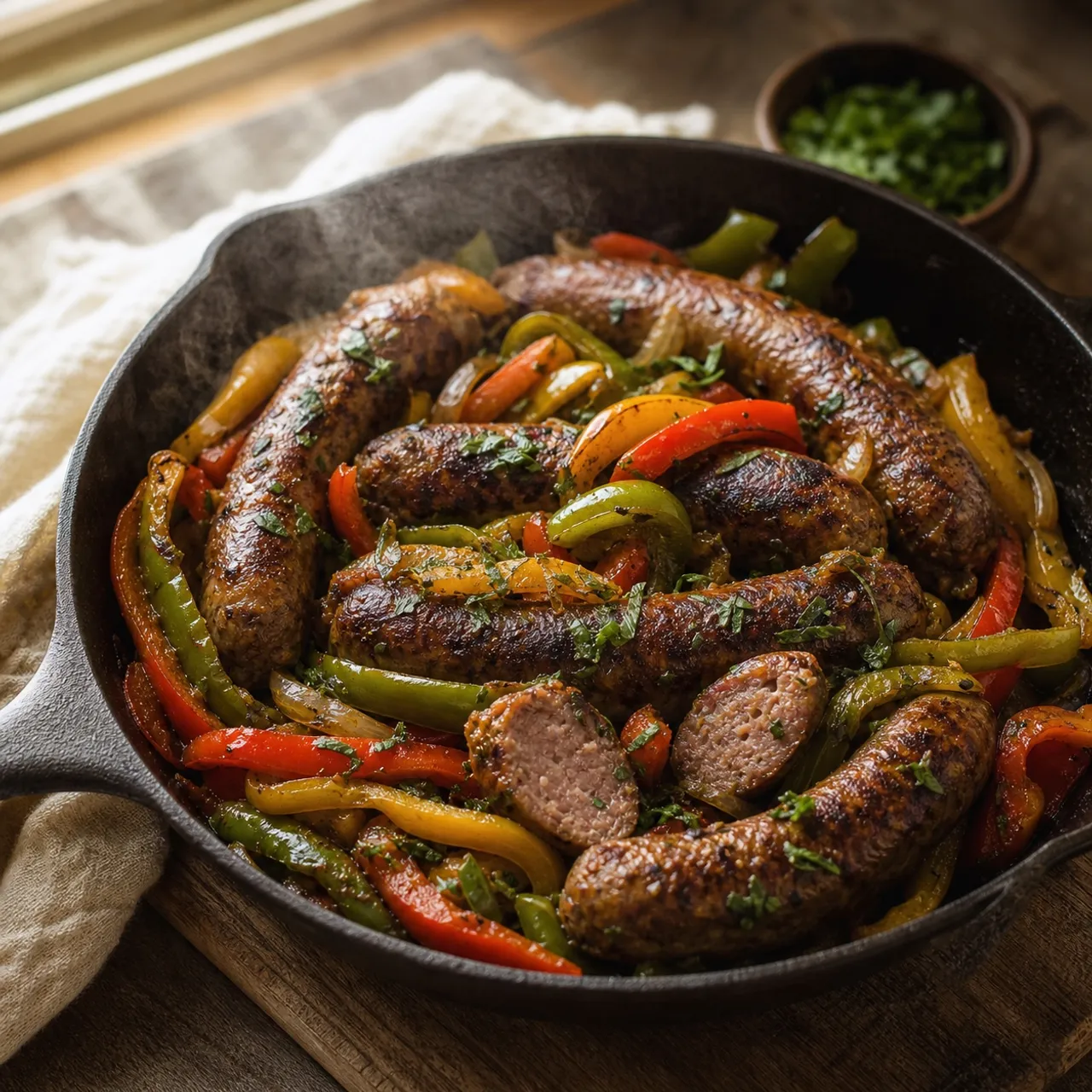 Italian Sausage and Peppers — Meat & Pork recipe