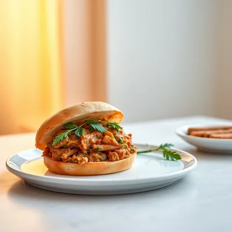 Jackfruit Pulled "Pork" Sandwich