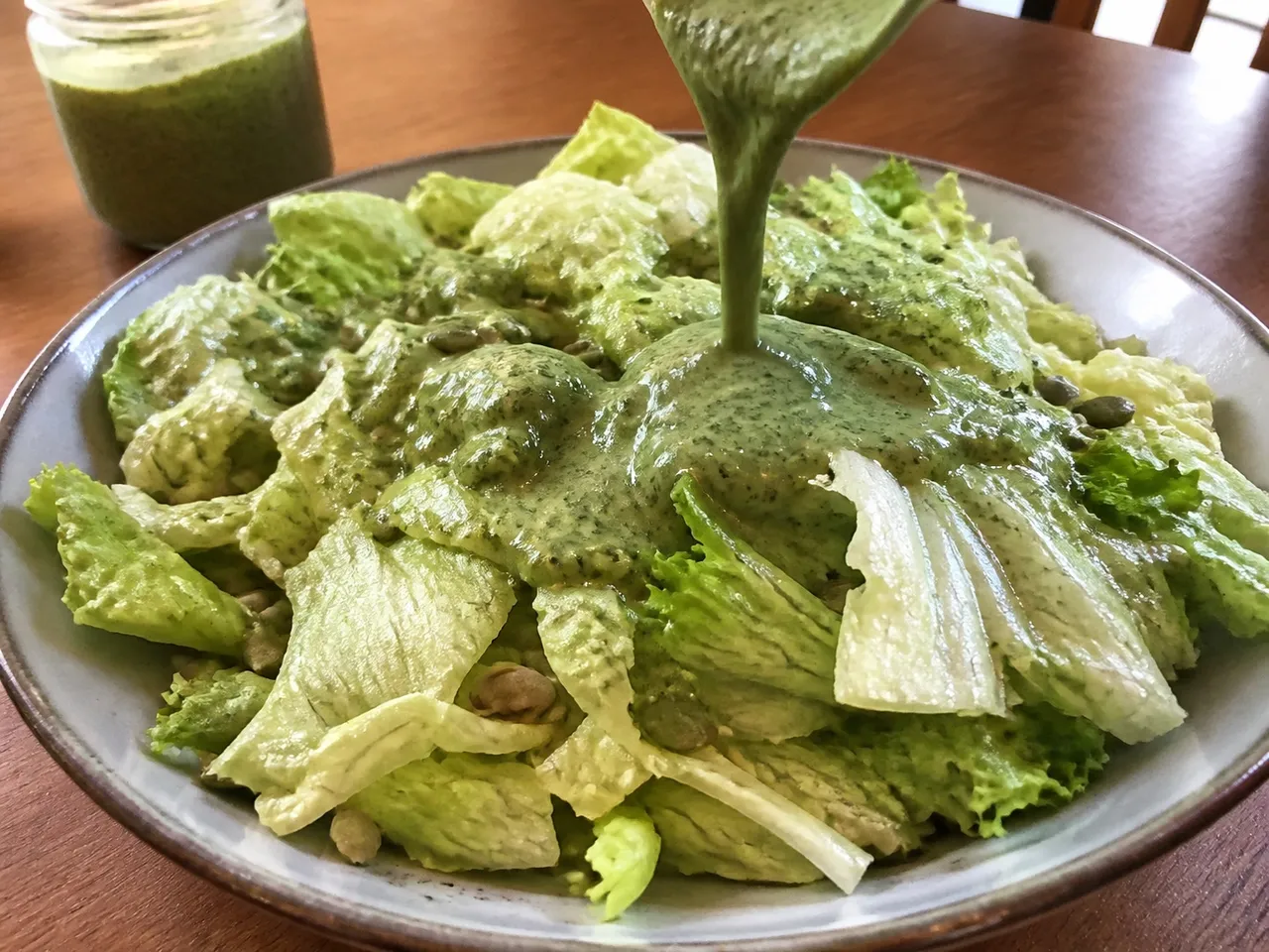 Jade Tree Salad Dressing — served