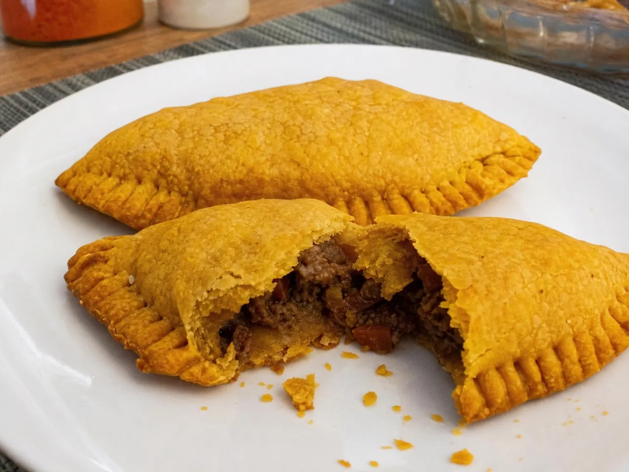 Jamaican Patties — served