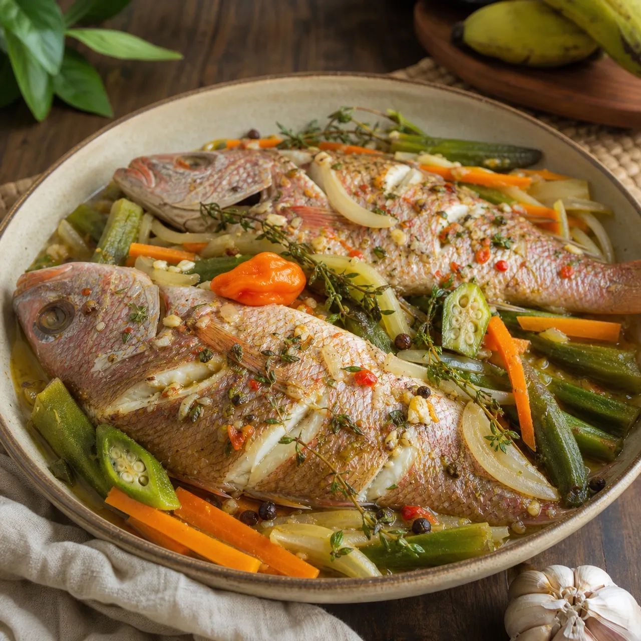 Jamaican Steamed Fish — Caribbean recipe