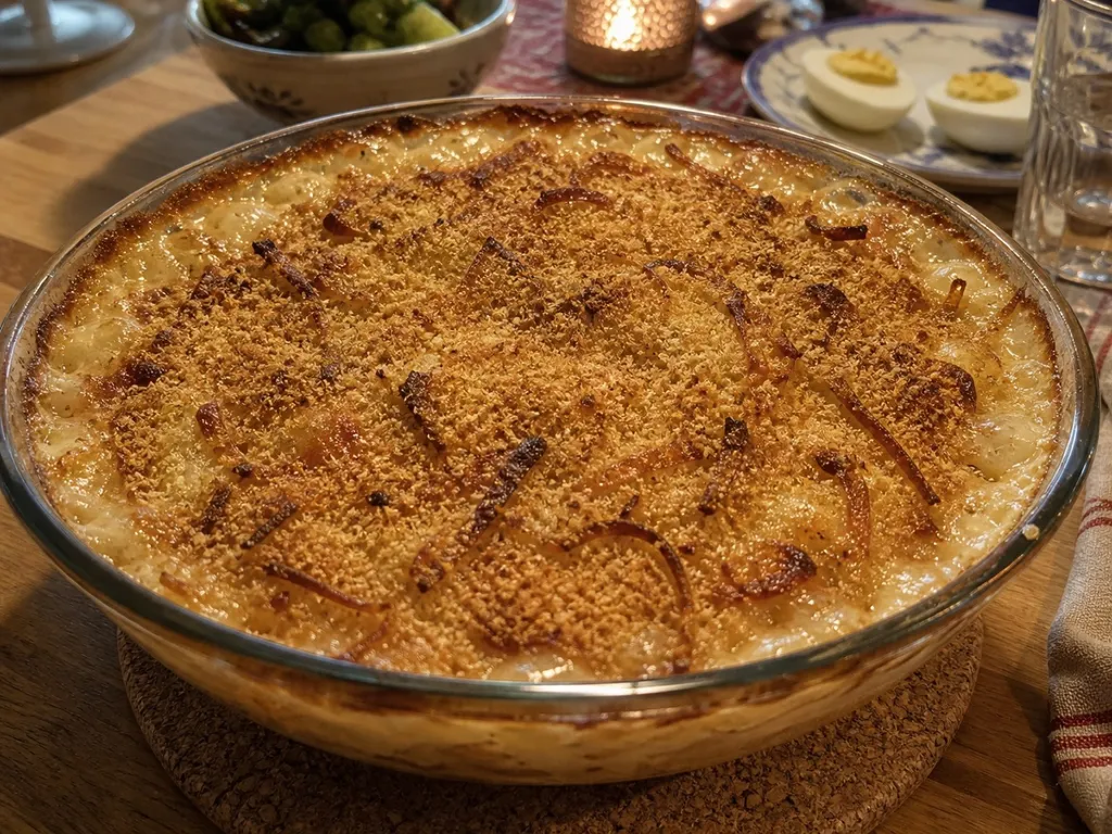 Jansson's Temptation — plated and served