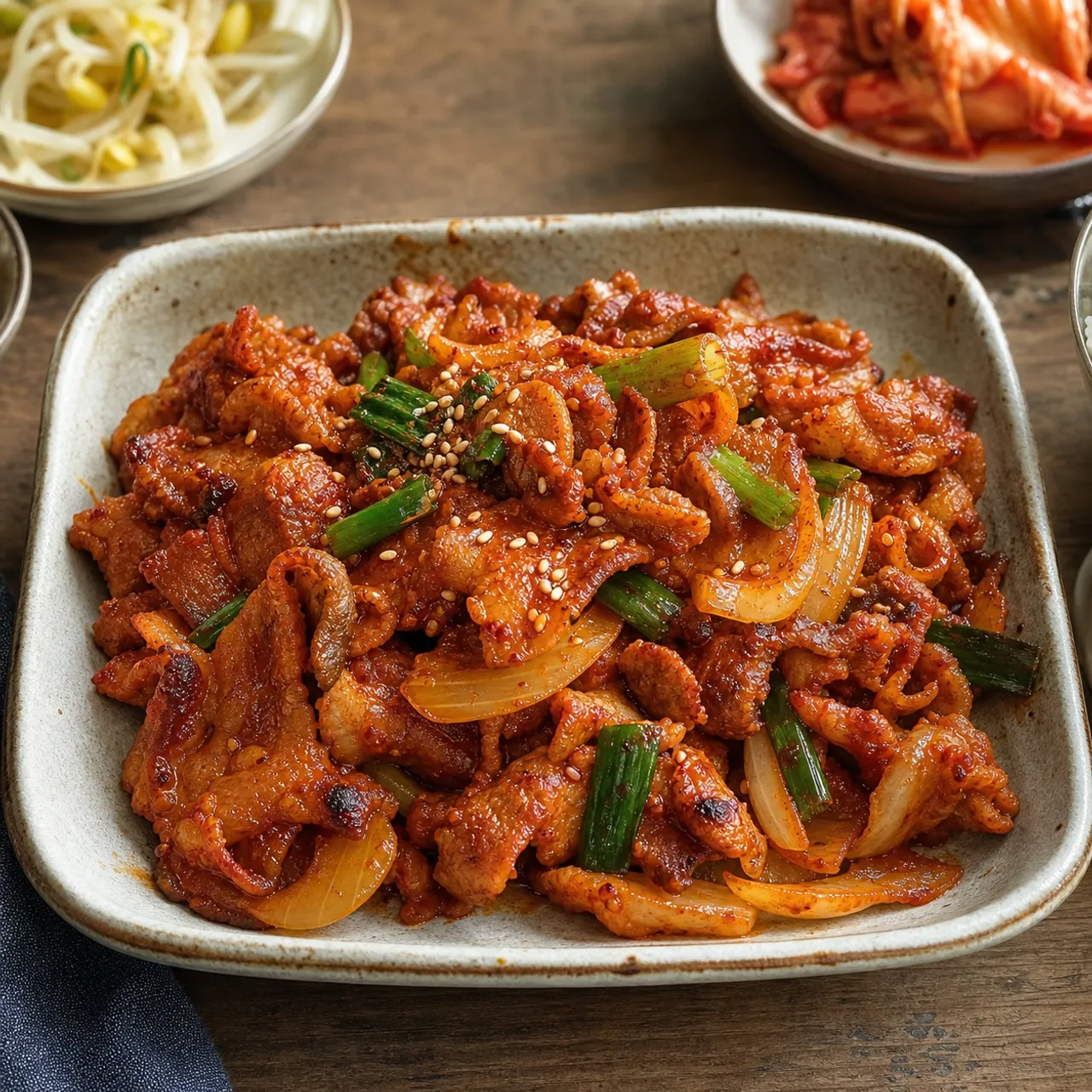 Jeyuk Bokkeum (Spicy Pork Bulgogi) — Korean recipe
