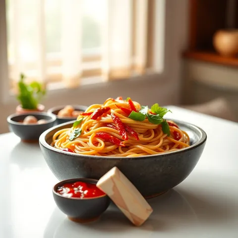 Jjolmyeon (Spicy Chewy Noodles)