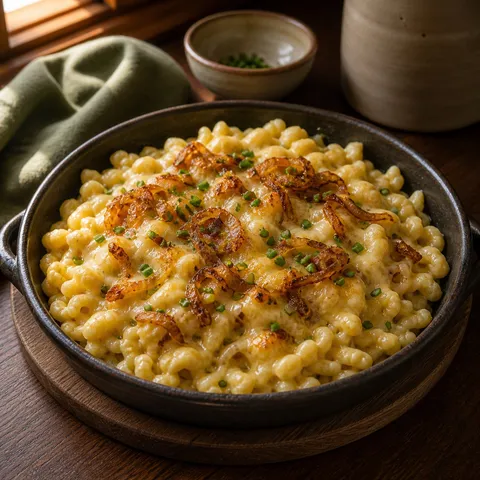 Käsespätzle (German Cheese Noodles) — German recipe