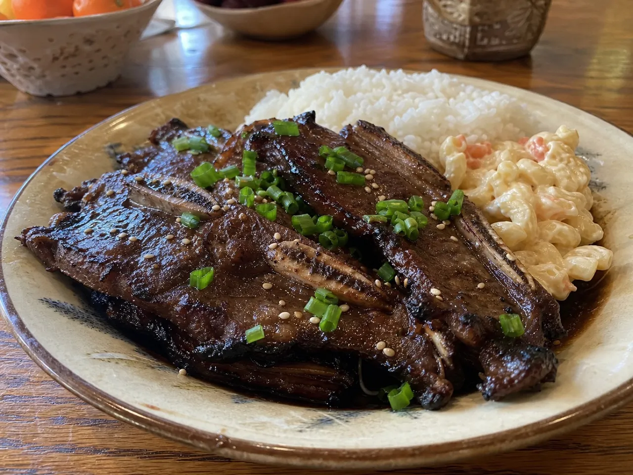 Kalbi Ribs — served