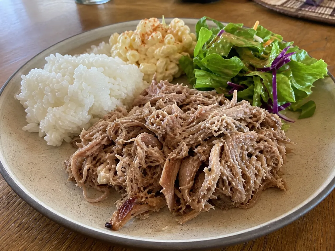 Kalua Pork — served