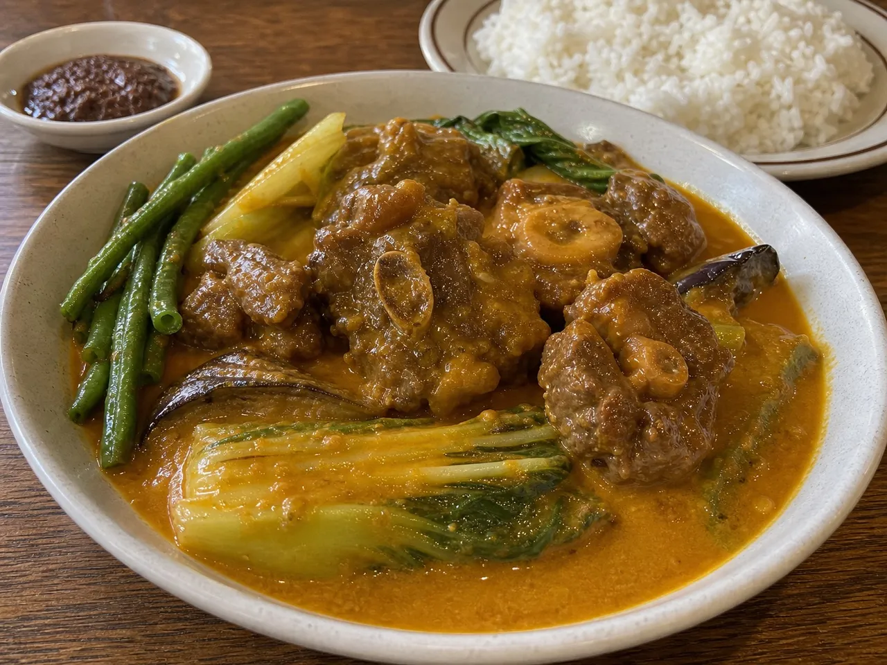 Kare-Kare — served