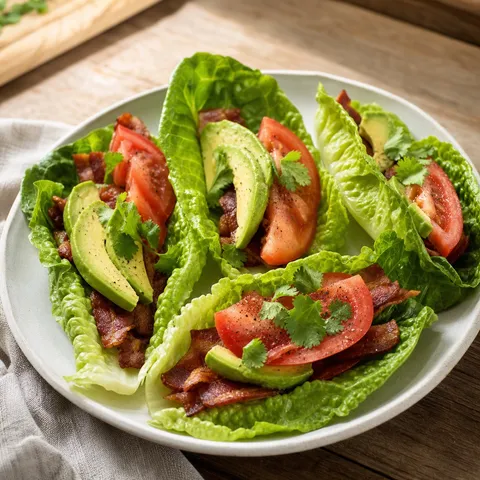 Keto BLT Lettuce Wraps — Keto recipe