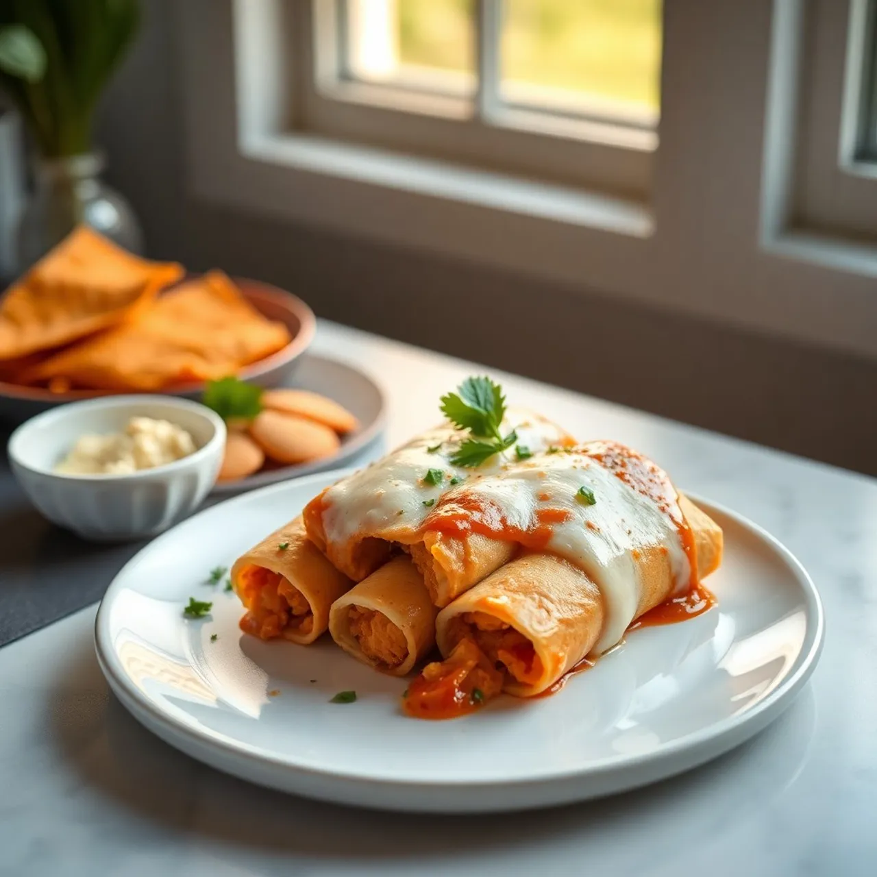 Keto Chicken Enchiladas — Keto recipe
