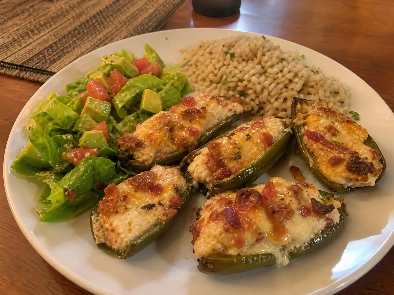 Keto Jalapeno Poppers — served