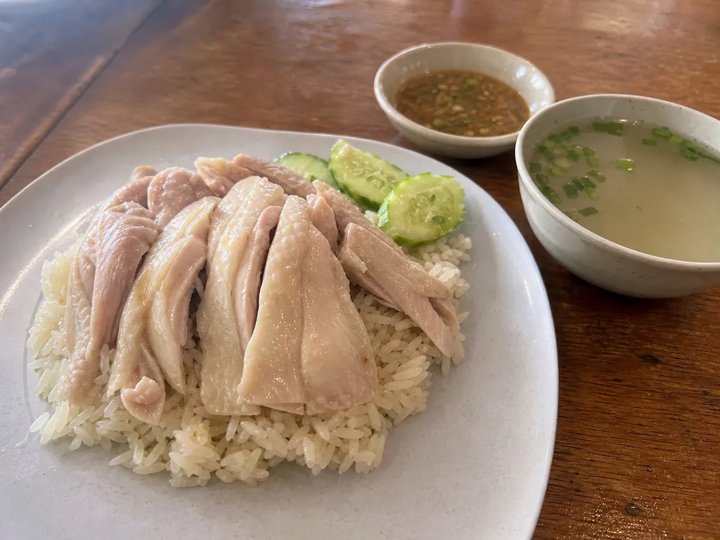 Khao Man Gai — plated and served