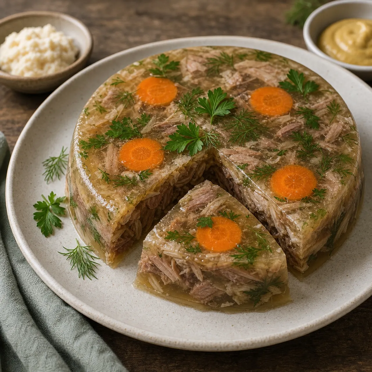 Kholodets — Eastern European recipe