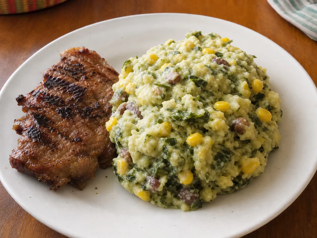 Kikuyu Irio — served