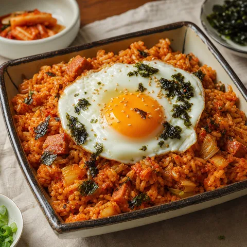 Kimchi Bokkeumbap (Kimchi Fried Rice) — Korean recipe