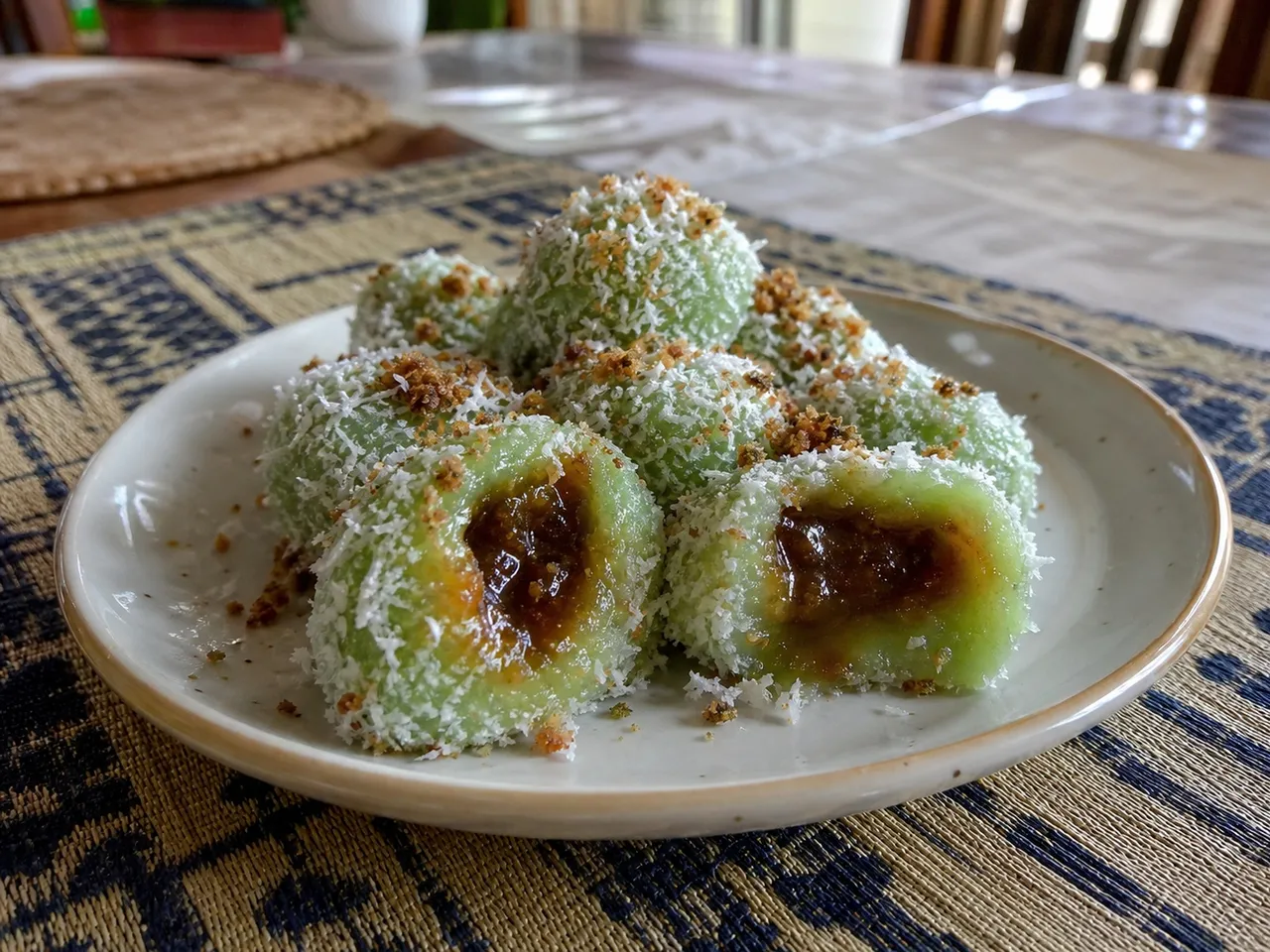 Klepon — served